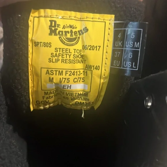 Dr. Martens Ironbridge Steel Toe Slip Resistant Work Boots - Picture 3 of 4